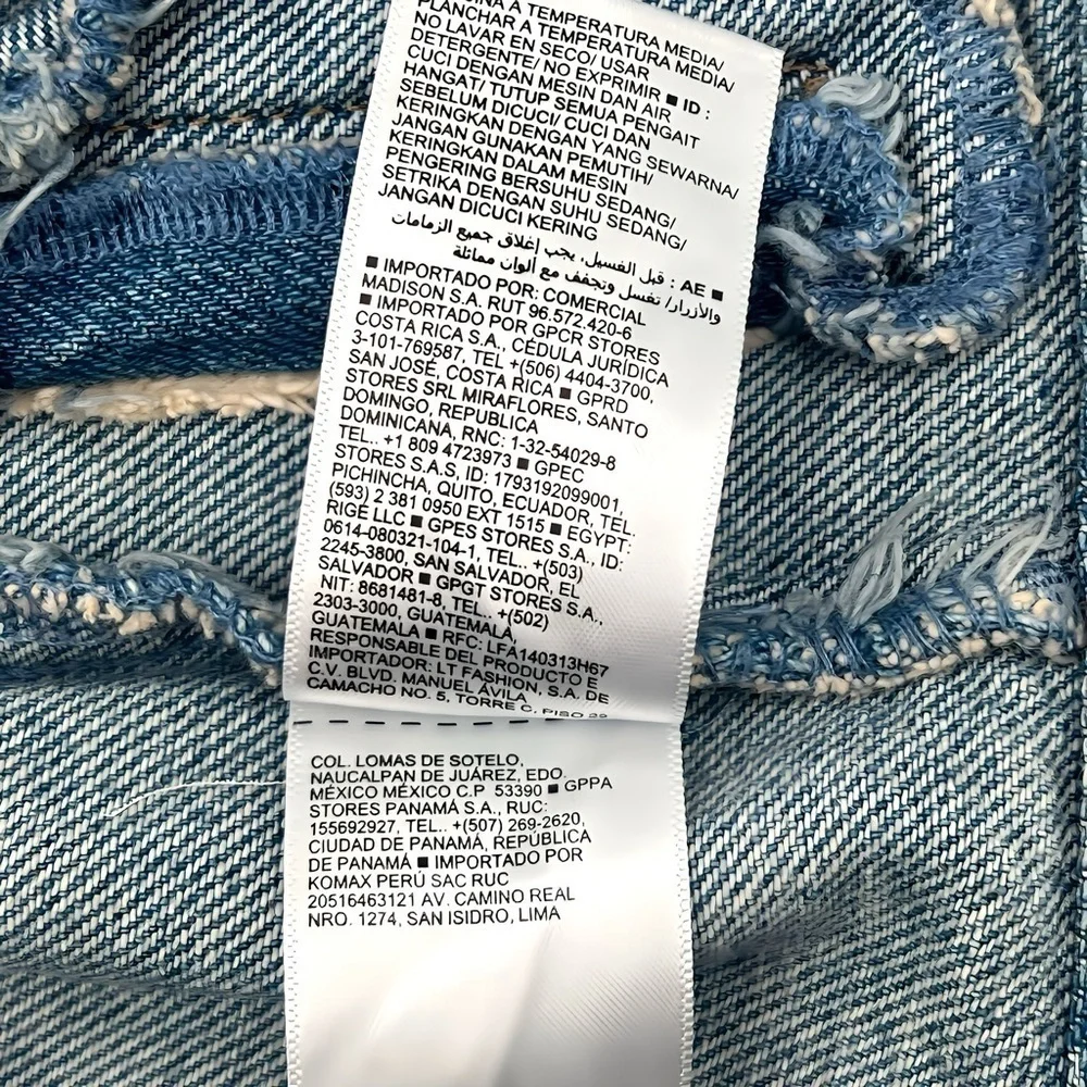 Old Navy Toddler Blue Jean Jacket Unisex 12-18M Cute Hipster Light Wash Denim